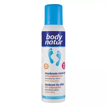 BODY NATUR Дезодорант - антиперспирант для ног эффект сухих ног Deodorant Dry Effect