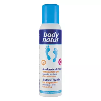 BODY NATUR Дезодорант - антиперспирант для ног эффект сухих ног Deodorant Dry Effect