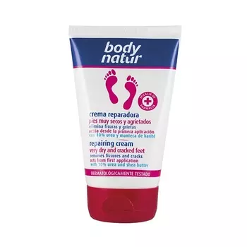 BODY NATUR Восстанавливающий крем для очень сухой и потрескавшейся кожи стоп Repairing Cream
