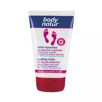 BODY NATUR Восстанавливающий крем для очень сухой и потрескавшейся кожи стоп Repairing Cream