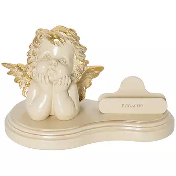 BOGACHO Подставка под телефон "Ангел - мечтатель" (сувенир)
