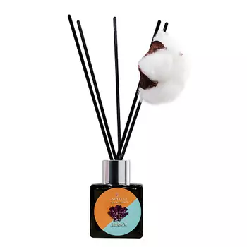 БОГАТСТВО АРОМАТА Диффузор ароматический с цветком хлопка "Нежный" Лаванда 50.0