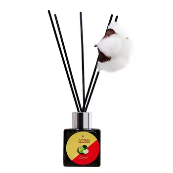 БОГАТСТВО АРОМАТА Диффузор ароматический с цветком хлопка "Нежный" Яблоко 50.0