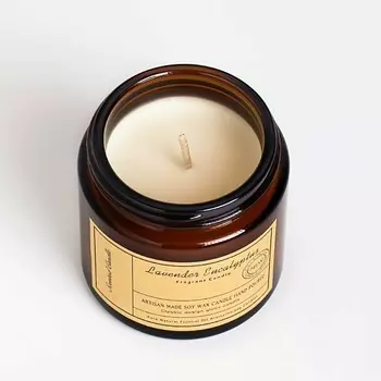БОГАТСТВО АРОМАТА Свеча ароматическая в банке LAVENDER "EUCALYPTUS" 235