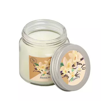 БОГАТСТВО АРОМАТА Свеча ароматическая в стекле Ваниль 100