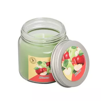 БОГАТСТВО АРОМАТА Свеча ароматическая в стекле Яблоко 100