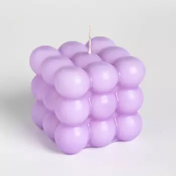 БОГАТСТВО АРОМАТА Свеча фигурная "Бабл куб" 145