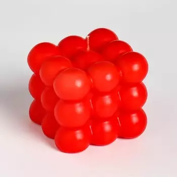 БОГАТСТВО АРОМАТА Свеча фигурная "Бабл куб" 145