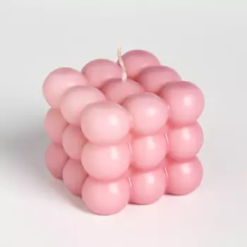 БОГАТСТВО АРОМАТА Свеча фигурная "Бабл куб" 145