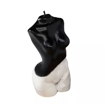 БОГАТСТВО АРОМАТА Свеча фигурная на бетоне "Женский силуэт" 433