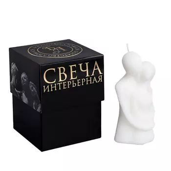 БОГАТСТВО АРОМАТА Свеча фигурная в подарочной коробке "Влюбленные" 132