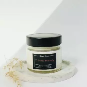 BOHO HOME Ароматическая свеча с ароматом Табак и ваниль 100.0