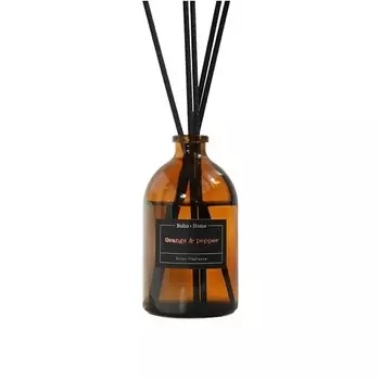 BOHO HOME Ароматический диффузор с палочками для дома Черный перец и апельсин 50.0