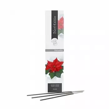 BOLES D'OLOR Ароматические палочки, благовония Пуансеттия Poinsettia (Black Edition) 20