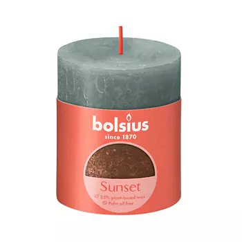 BOLSIUS Свеча рустик Sunset эвкалипт+медь 260