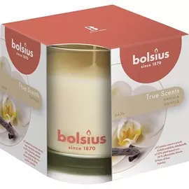 BOLSIUS Свеча в стекле арома True scents ваниль