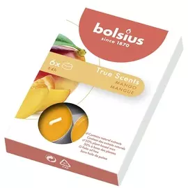 BOLSIUS Свечи чайные арома True scents манго