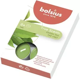 BOLSIUS Свечи чайные арома True scents зеленый чай