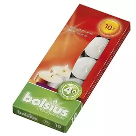 BOLSIUS Свечи чайные Classic белые