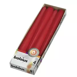 BOLSIUS Свечи конусные Bolsius Classic красные