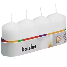 BOLSIUS Свечи столбик Bolsius Classic белые