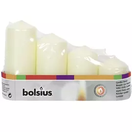 BOLSIUS Свечи столбик Bolsius Classic кремовые