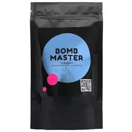 BOMB MASTER Шиммер - мерцающая соль для ванн, голубой