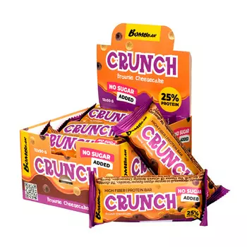BOMBBAR Батончик глазированный со вкусом "Кранч брауни чизкейк"