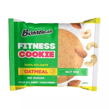 BOMBBAR Печенье неглазированное овсяное Ореховый микс