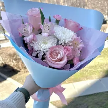 BON PION БУКЕТНАЯ ЛАВКА Нежная акварель