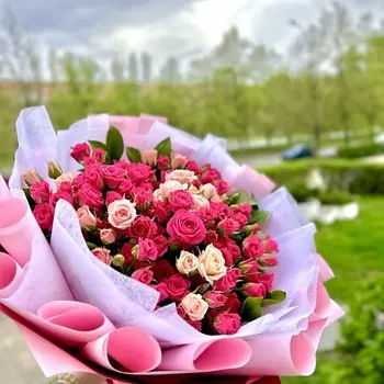 BON PION БУКЕТНАЯ ЛАВКА Яркий микс