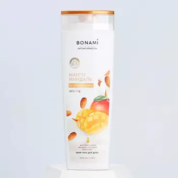 BONAMI Гель для душа Восстановление манго и миндаль 400.0