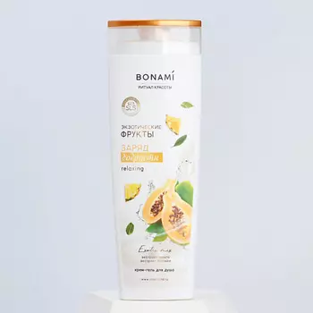 BONAMI Гель для душа, заряд бодрости, экзотические фрукты 400.0