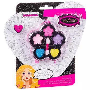 BONDIBON Набор декоративной косметики Eva Moda "Цветок с тенями для век" 5 оттенков