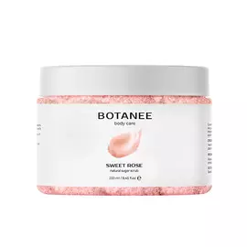 BOTANEE Натуральный сахарный скраб SWEET ROSE