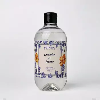 BOTANIC SECRETS Гель-пена для ванны и душа Лаванда и мед 500.0