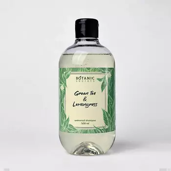 BOTANIC SECRETS Универсальный шампунь для волос и тела Зеленый чай и лемонграсс 500.0