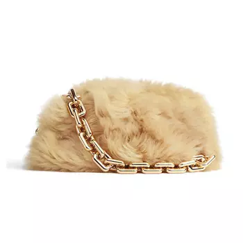 BOTTEGA VENETA Сумка-клатч Sheepskin Wool Shoulder Bag
