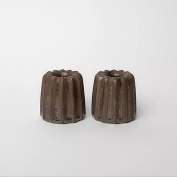 BOUGIE Набор керамических подсвечников "Сanelе"