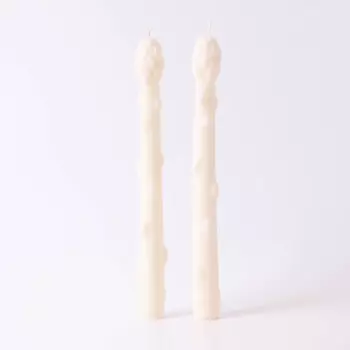 BOUGIE Столовая свеча "Спаржа cream"