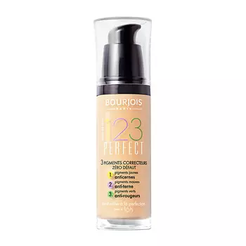 BOURJOIS Корректирующйи тональный крем 1 2 3 Perfect Foundation