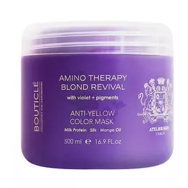 BOUTICLE Маска восстанавливающая с анти-желтым эффектом для осветленных волос 500.0