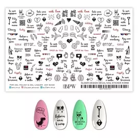 BPW.STYLE Гранд-слайдер Графические элементы и надписи