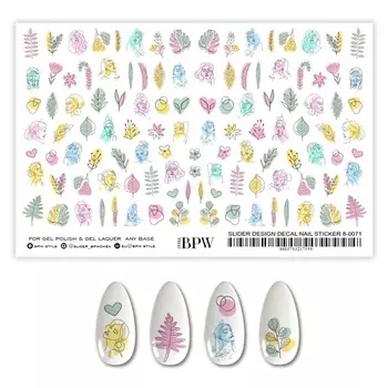 BPW.STYLE Гранд-слайдер Микс лица и ветви