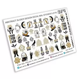 BPW.STYLE Слайдер дизайн Абстрактный миксс