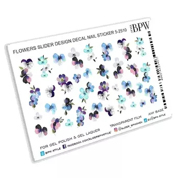 BPW.STYLE Слайдер-дизайн Анютины глазки