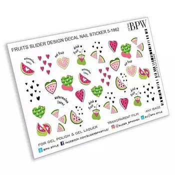 BPW.STYLE Слайдер-дизайн Арбузный