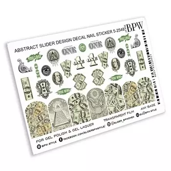 BPW.STYLE Слайдер-дизайн Доллары