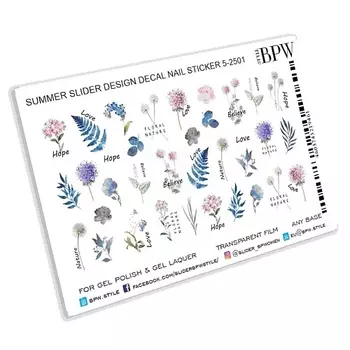 BPW.STYLE Слайдер-дизайн Floral nature