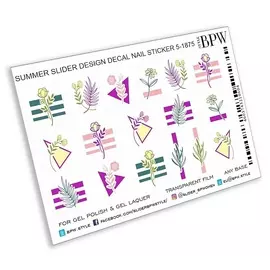 BPW.STYLE Слайдер-дизайн Геометрия с цветами